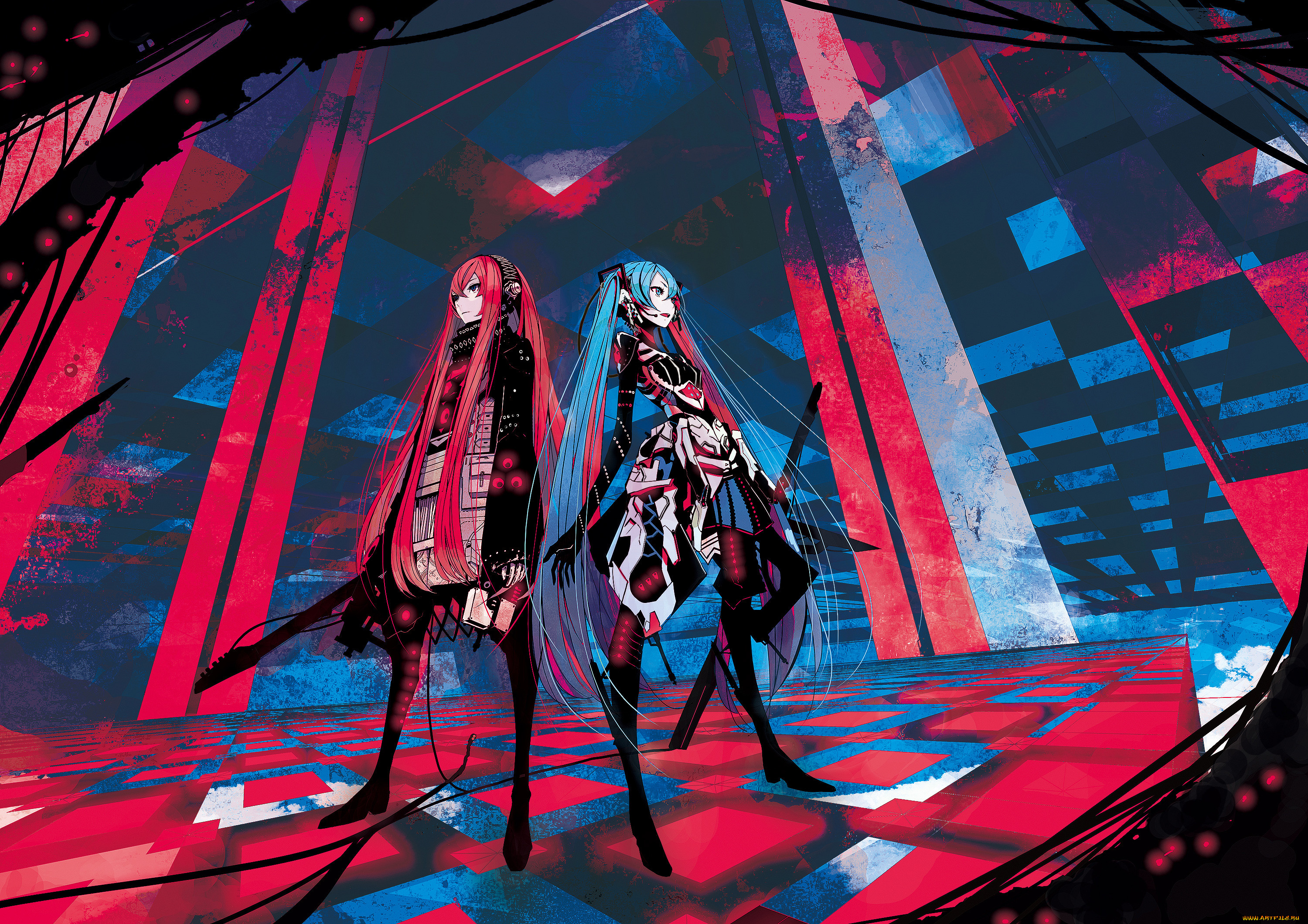 , vocaloid, megurine, luka, hatsune, miku